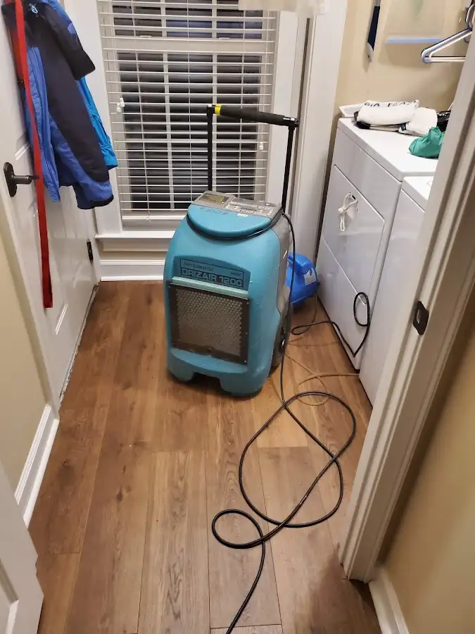 Commercial dehumidifier deployed for Flood Damage Cleanup in South Miami